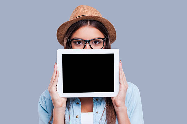istock Young woman with her digital tablet. 519439111