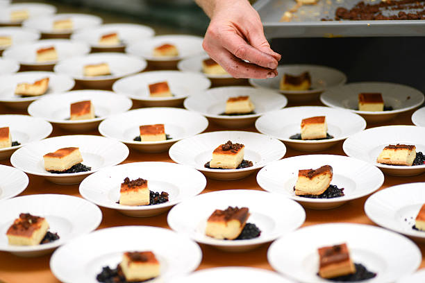 istock cream cake for sweet catering buffet 519461233