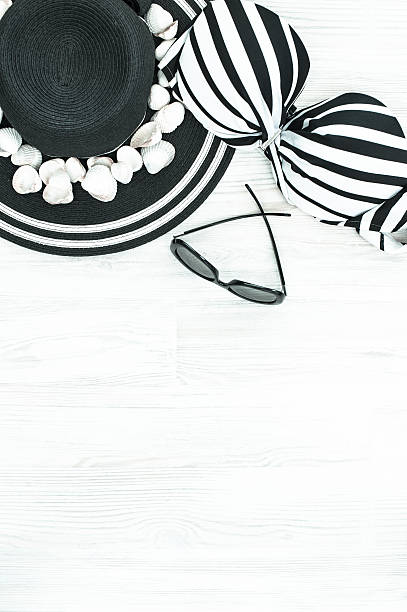 istock Black and white summer fashion 519461322