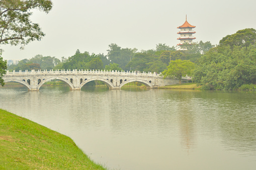 Bridge at chinese garden