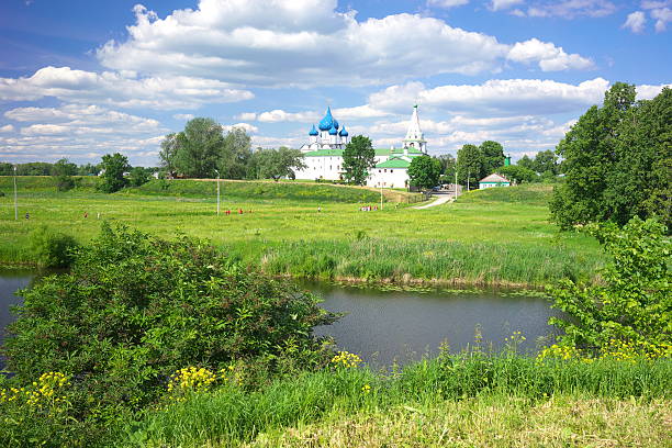istock Summer landscape in Suzdal 519463862