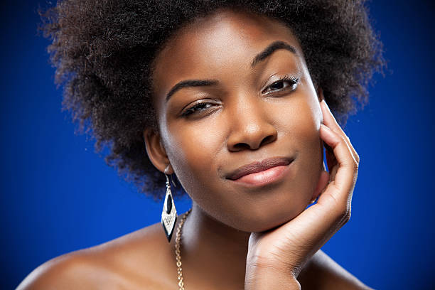 Young and beautiful black woman