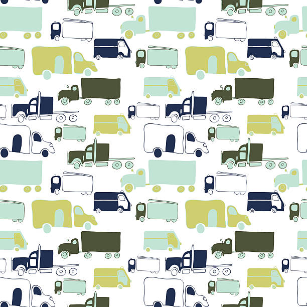 illustrations, cliparts, dessins animés et icônes de blanc et vert de transport - terrain de mobile homes