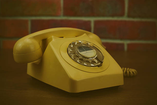 istock Old retro style rotary telephone 519466738