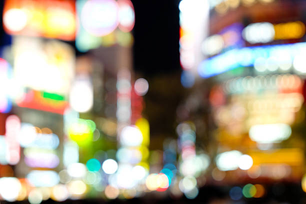 istock Blur of city at night background 519466868
