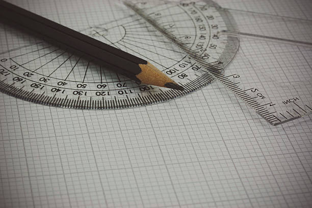 istock Drawing equipment and calculator 519467094