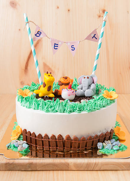 istock birthday cake with cute animal 519467738