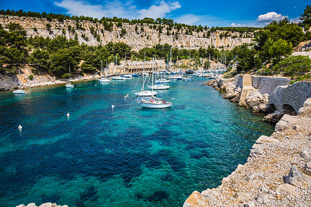 istock White sailing yachts wait for the owners 519468058