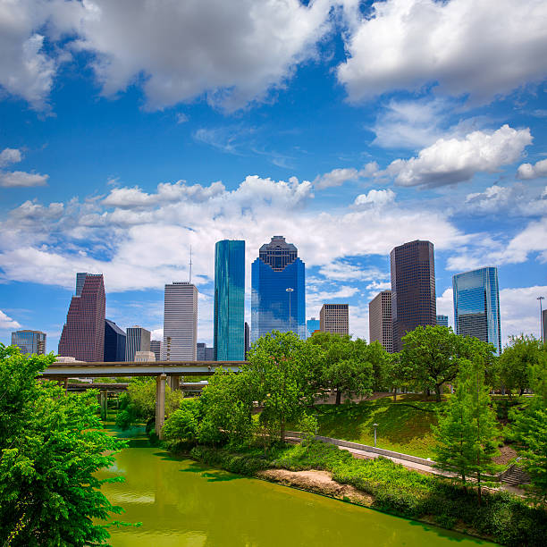istock Houston Texas Skyline with modern skyscapers 519470487