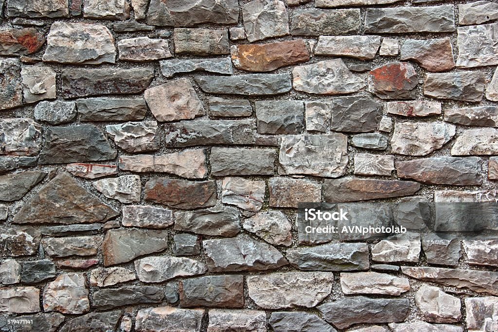 Natural Stone Wall Natural Stone Wall. Mosaic Background and Texture for text or image. Abstract Stock Photo