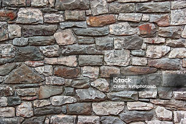 Natural Stone Wall Stock Photo - Download Image Now - Abstract, Aging Process, Backgrounds