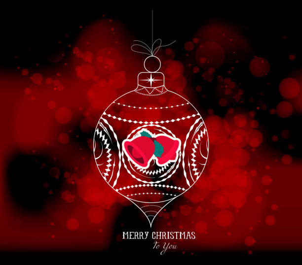 ilustraciones, imágenes clip art, dibujos animados e iconos de stock de bolas de navidad fondo de vector de luz - christmas card christmas greeting card 2013