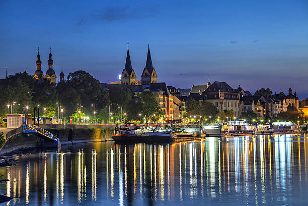 istock Koblenz skyline reflecting in river Moselle 519471235