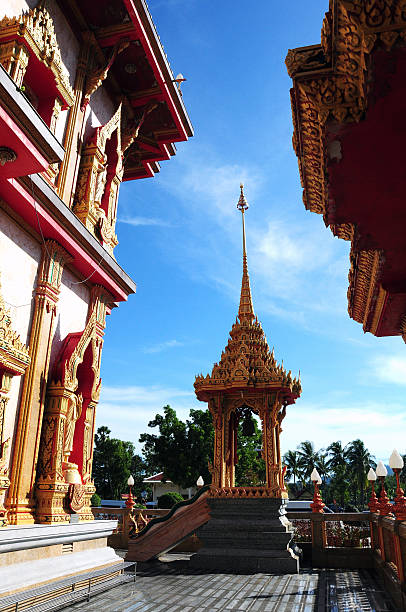 istock view belfry in temple of thailand 519471612