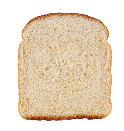 Breaking bread, hand holding bread and breaking bread on the white background