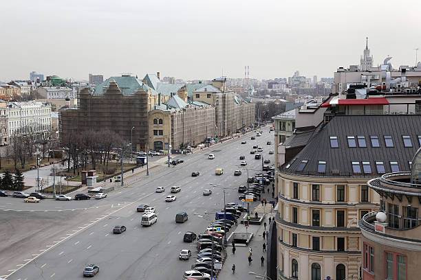 istock Moscow, Russia. Above view on Lubyanka Square 519475450