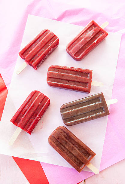 istock Homemade frozen popsicles 519475638