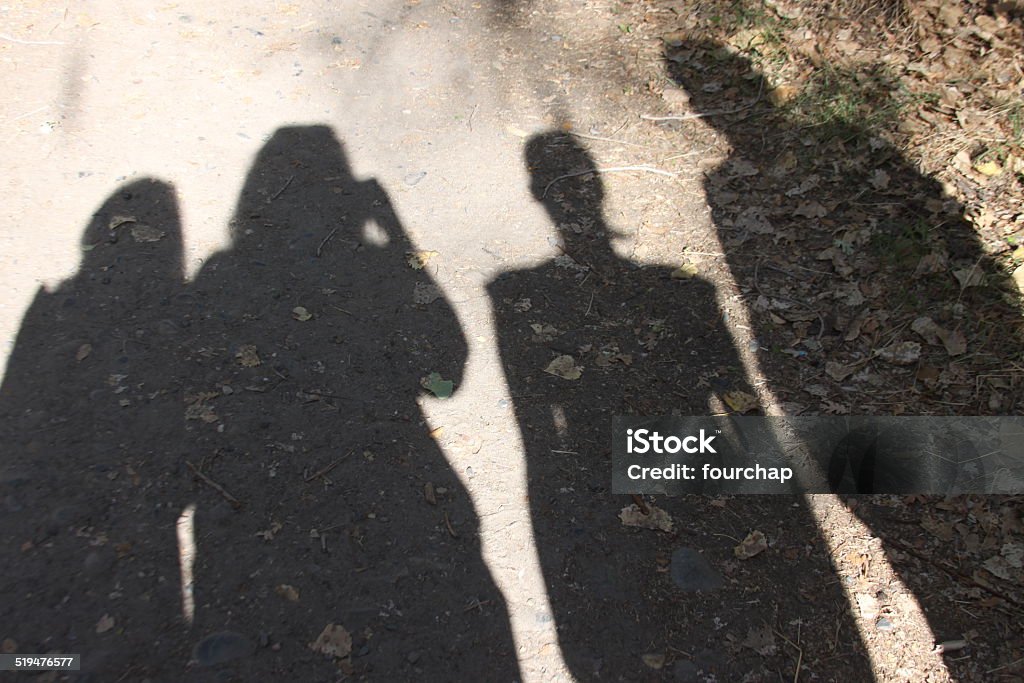 Path Silou Silouettes On A Path Stock Photo - Download Image Now - People, Dirt ...