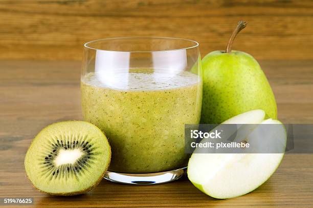 Smoothie Green Stock Photo - Download Image Now - Kiwi Fruit, Pear, Smoothie