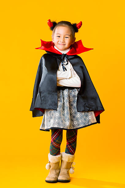 istock Little girl dressed up for Halloween 519476773