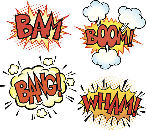 Comic Art Sound Effects Stock Illustration - Download Image Now