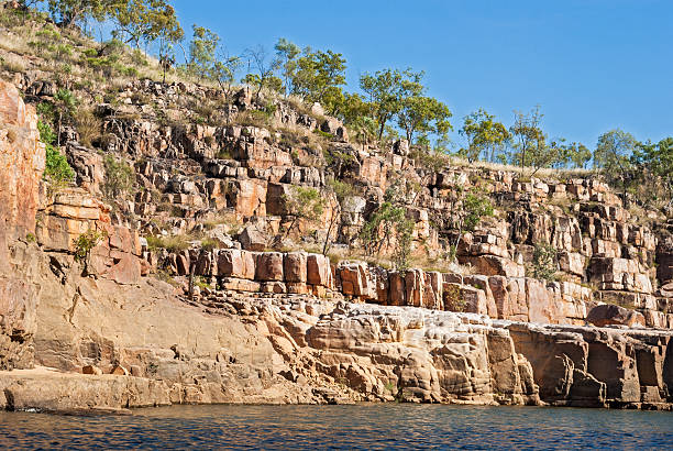 katherine gorge, austrália - australia katherine northern territory ravine imagens e fotografias de stock