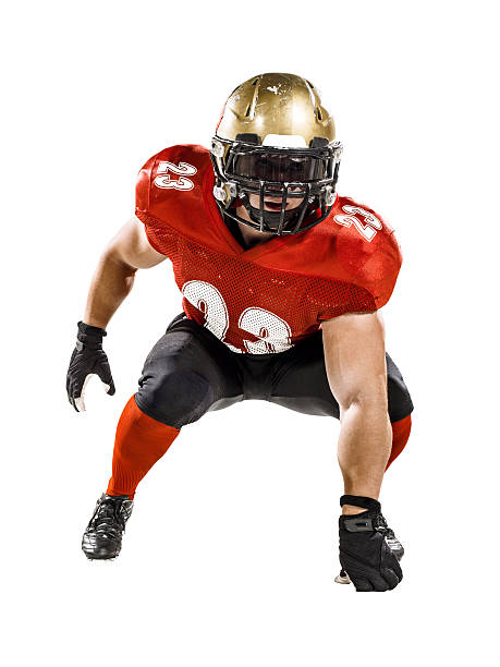 istock American football player isolated 519490681