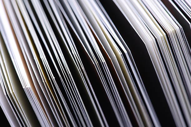 istock Edge of open book pages 519491370