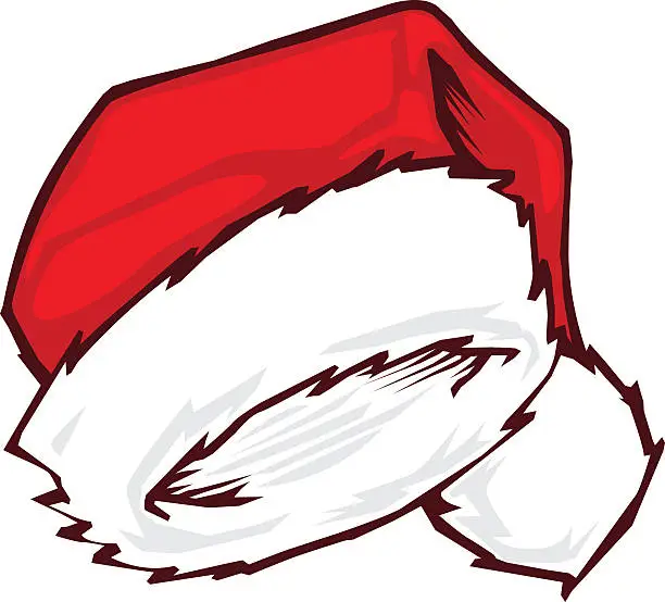 Vector illustration of Santa Hat