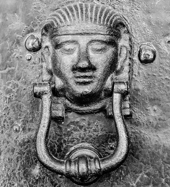 istock knocker of ancient Egyptian head 519491906