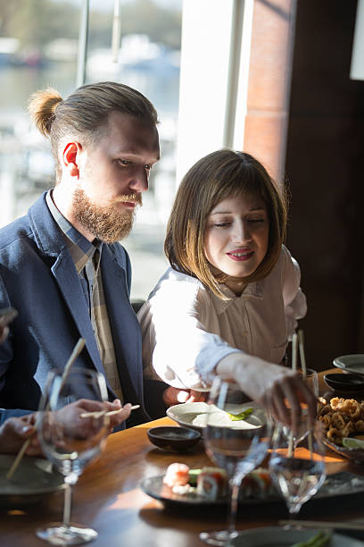istock Couple eating asian food 519492874