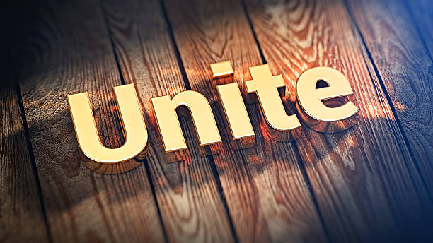 istock Word Unite on wood planks 519493414