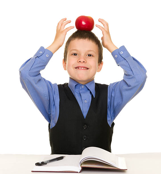 istock Boy in a business suit with diary 519493841