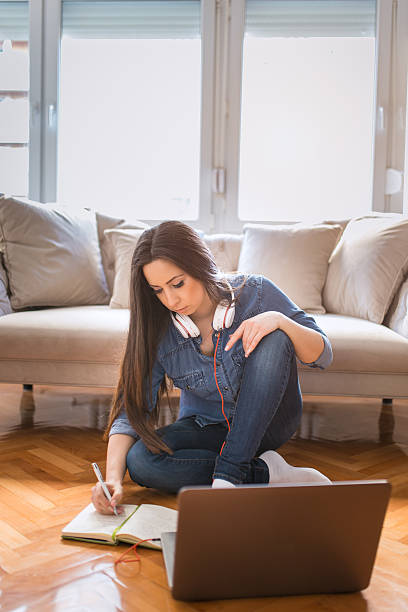 istock Creative business woman at home 519494672