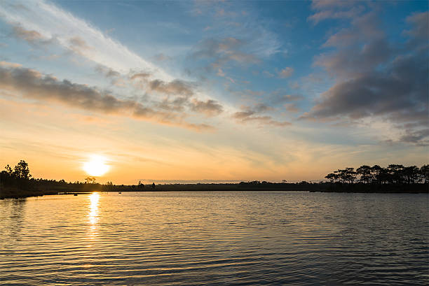 istock Sunrise over the lake. 519503992