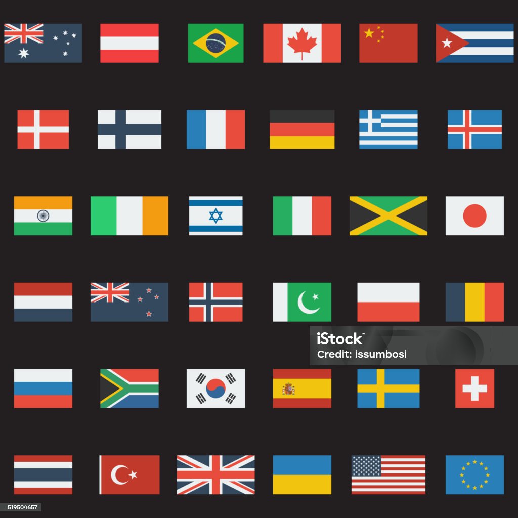 Todas As Bandeiras Do Mundo Ilustração - Getty Images
