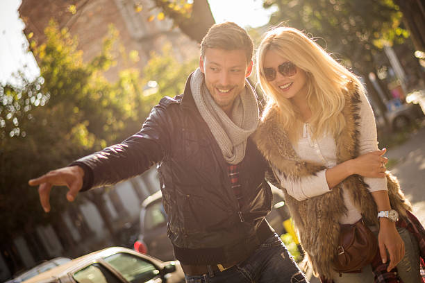 istock Young couple in the street 519509817