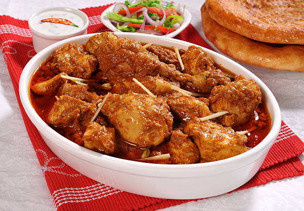 Korma Chicken-1 Fresh and spicy chicken korma taftan stock pictures, royalty-free photos & images