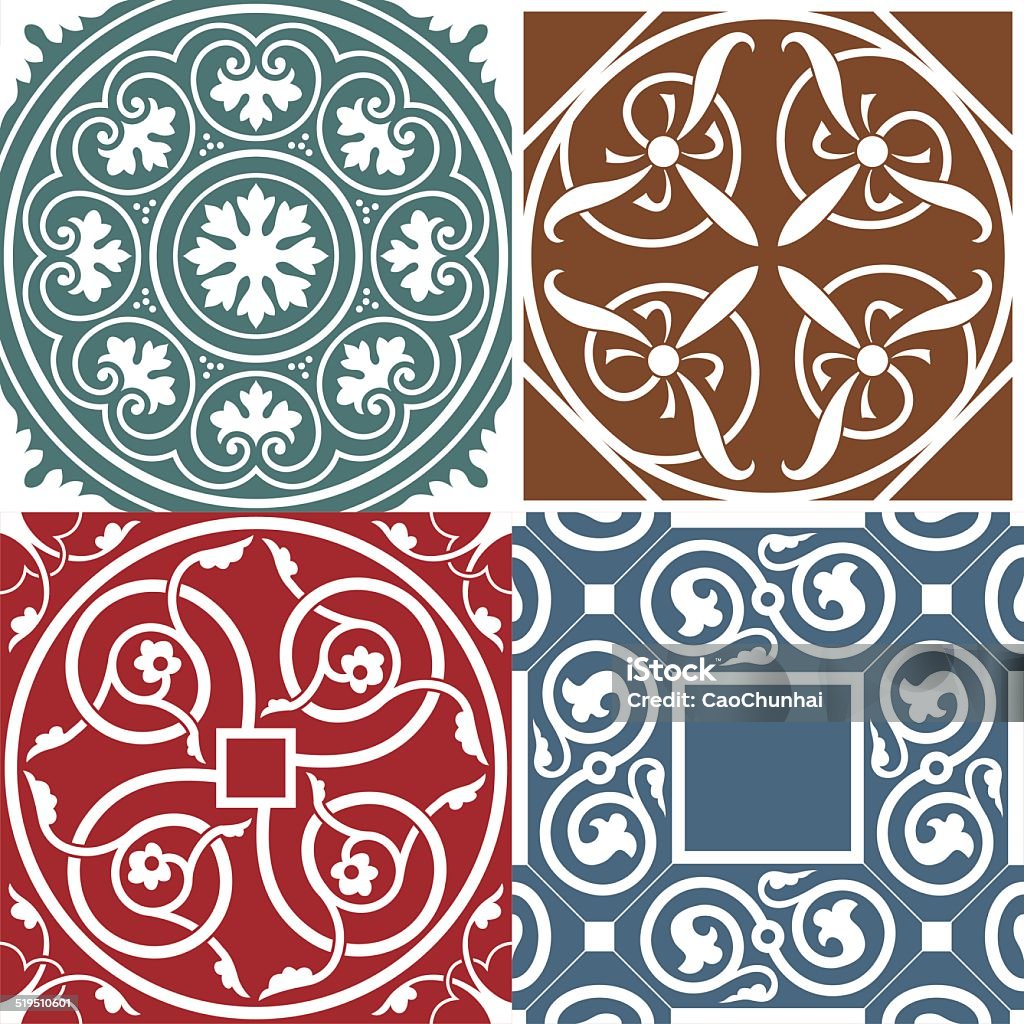 Square Column Patterns Square Patterns Stock Illustration - Download Image Now - Abstract ...