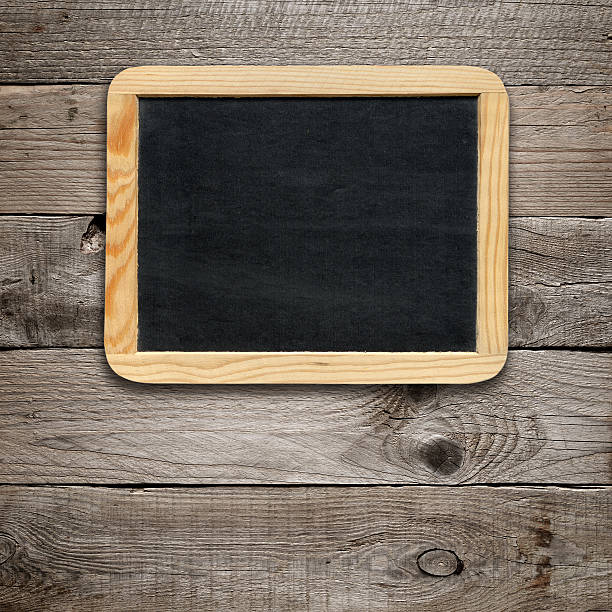 istock Blackboard on old wooden background 519529195