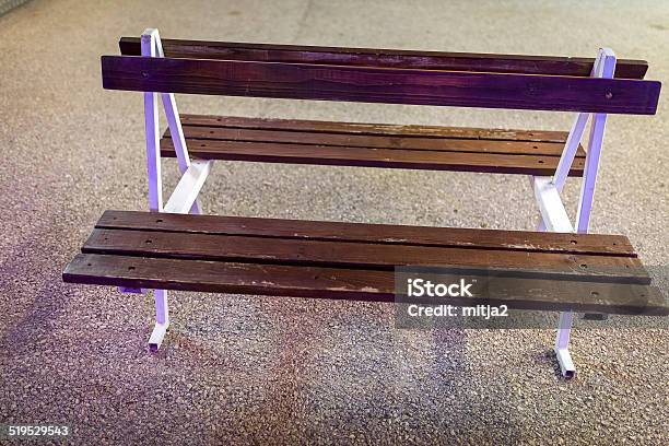 Isolated Bench Stock Photo - Download Image Now - Bench, Brown, Carefree