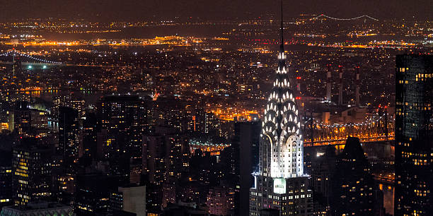 tour chrysler - chrysler building photos et images de collection