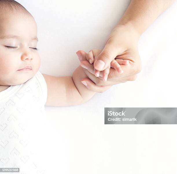 Sleeping Baby Stock Photo - Download Image Now - Baby - Human Age, Mother, Sleeping