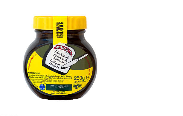 Erpel, Germany 19th October 2014 - Marmite is a nutritious savoury spread produced by Unilever in the United Kingdom, the distinctive taste is reflected in the companys advertising slogan - 'Love it or hate it'