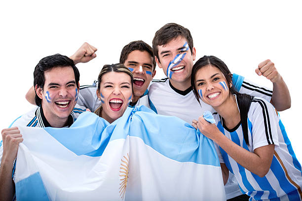istock Excited Argentinean fans 519533871
