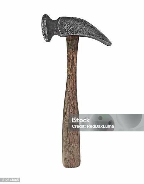 Vintage Shoemaker Cobbler Hammer Stock Photo - Download Image Now - Old, Antique, Clipping Path
