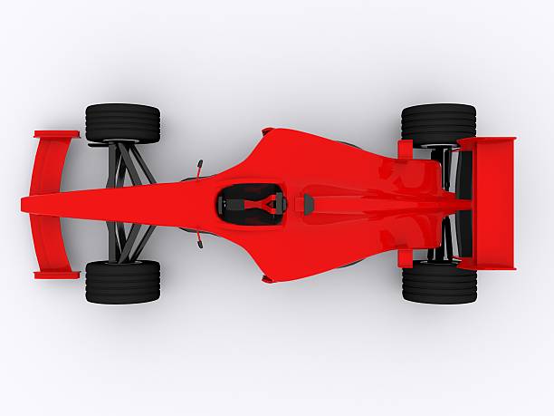 Red Racing Car stock photo