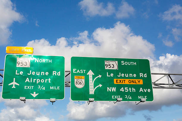 istock Le June Road Airport Sign 519544899