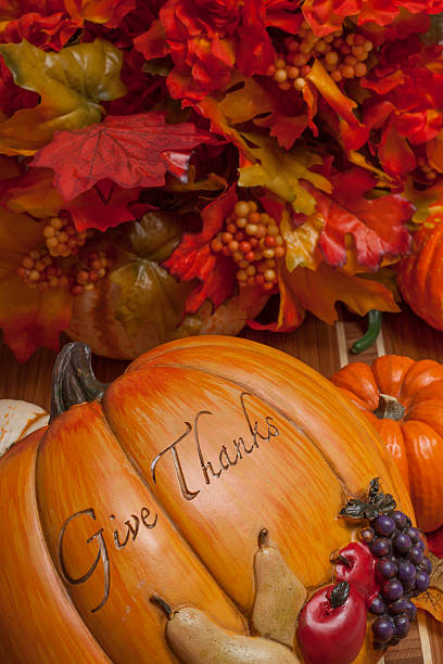 istock Colorful autumn leaves and pumpkins 519546703