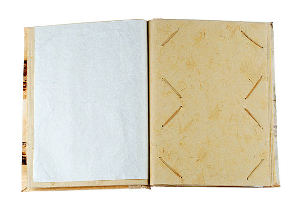 istock Vintage photo album cardboard deployed page. 519546862